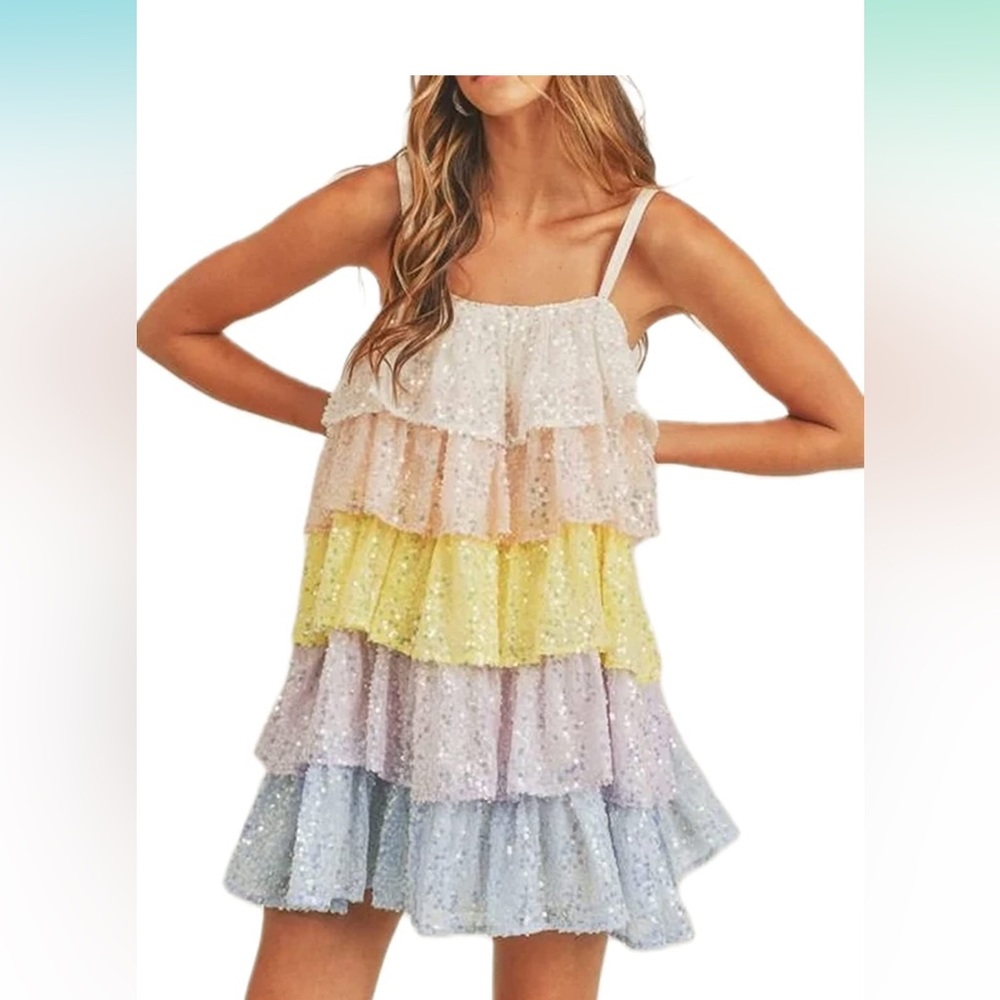 Sequin Sparkly Mini Dress